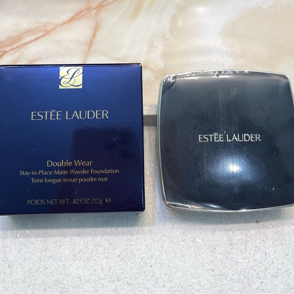 Estēe Lauder ~ 3C2 PEBBLE’ Double Wear Stay-in-Place Matte Powder Foundation NIB - Picture 10 of 16